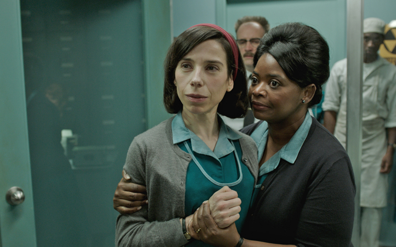 Sally Hawkins (left) and Octavia Spencer in The Shape of Water