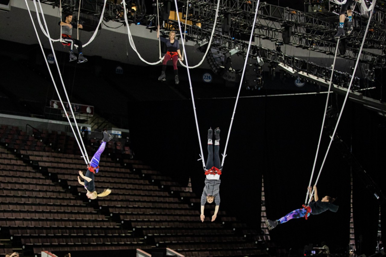Behind-the-Scene's of Cirque du Soleil's AXEL at Cincinnati's Heritage Bank Center