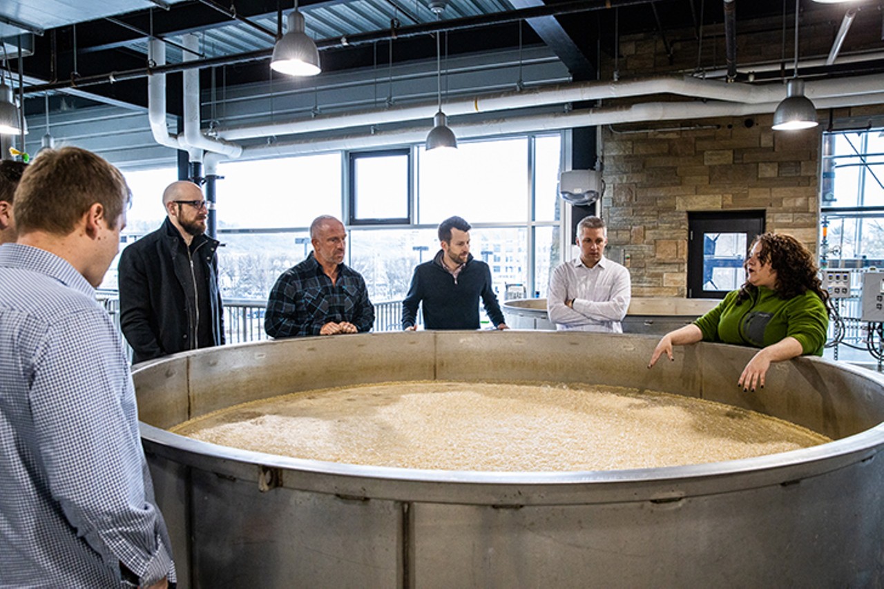 Alina Allread explains the bourbon fermentation process