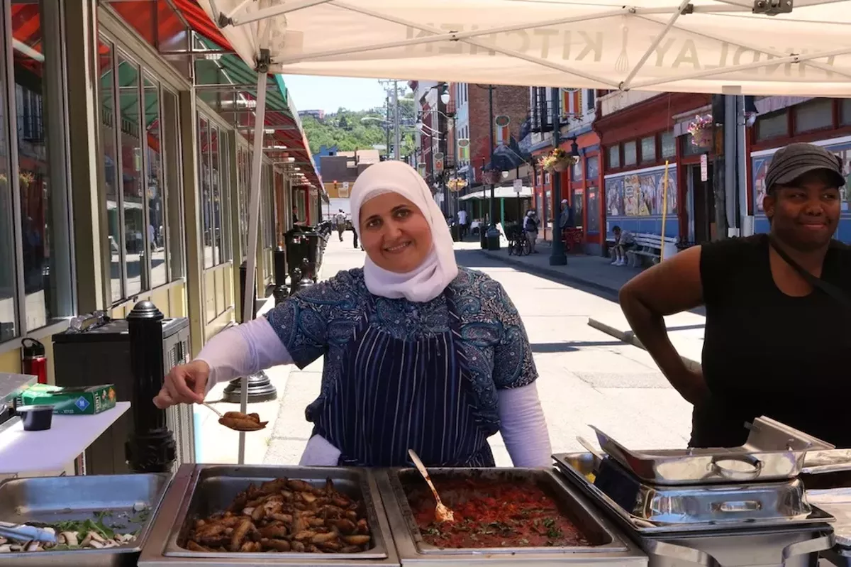 Ibtisam Masto, owner of Olive Tree Catering