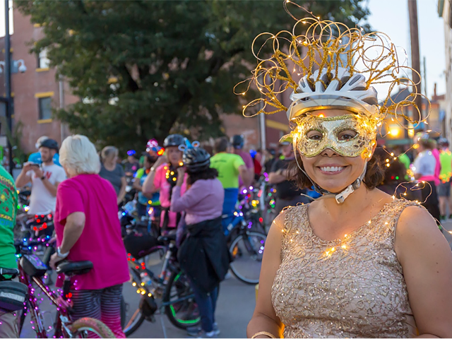 The BRIGHT Bike Ride will provide an unofficial start to BLINK on Wednesday, Oct. 12.
