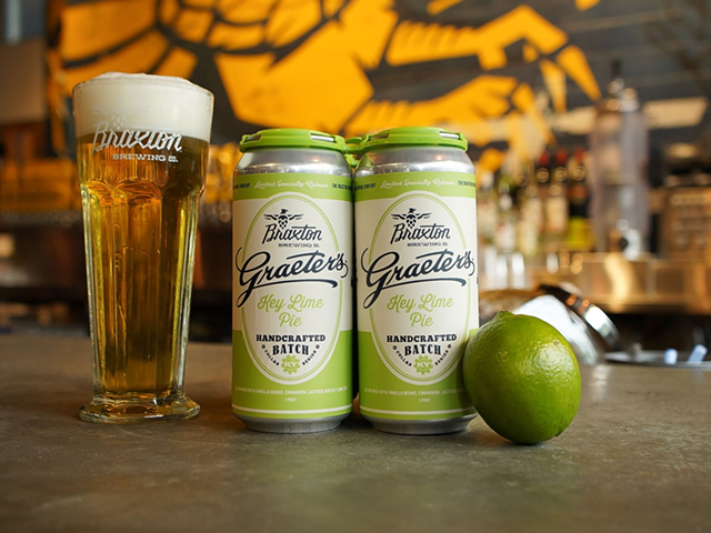 Braxton Brewing's and Graeter's limited edition collaboration beer Key Lime Pie ale