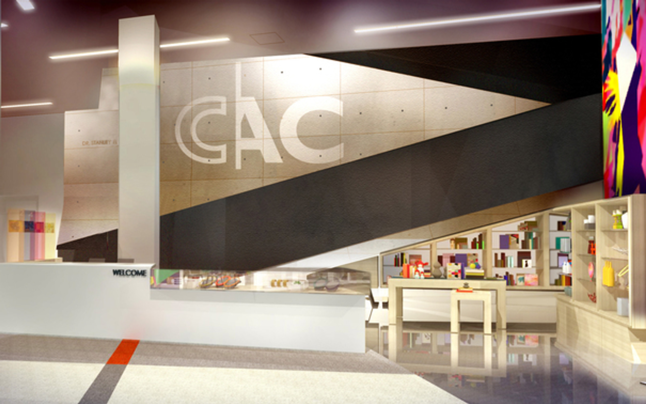 CAC lobby retail space rendering