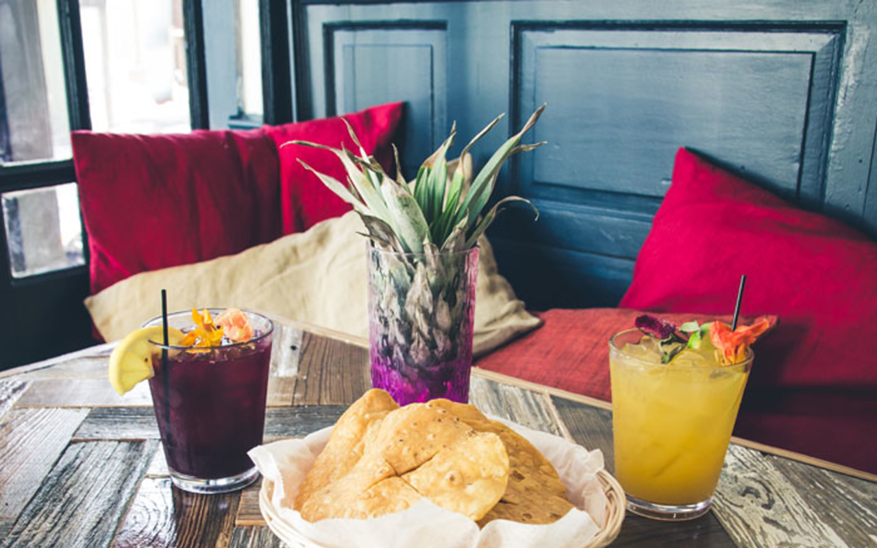 Calle Cantina specializes in authentic Mexican antojitos, as well as housemade sangria and margs.