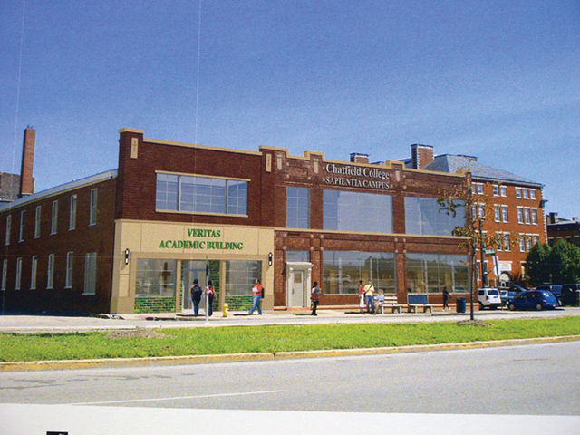 Proposed remodeling of Chatfield's OTR Building