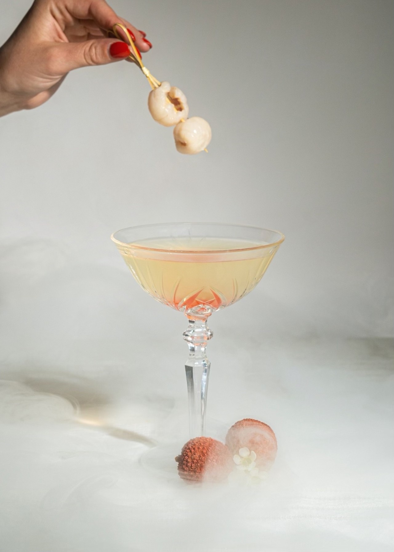 Lychee Martini
What's in it: Vodka, plum wine, lime, lychee simple and popping cherry boba