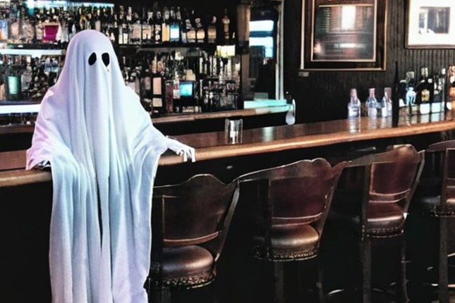 A ghost walks into a bar...