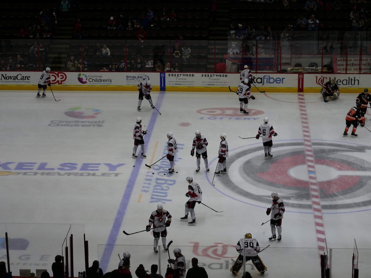 The Cincinnati Cyclones host Star Wars night during the game against the Fort Wayne Komets at Heritage Bank Center on Dec. 16, 2022.