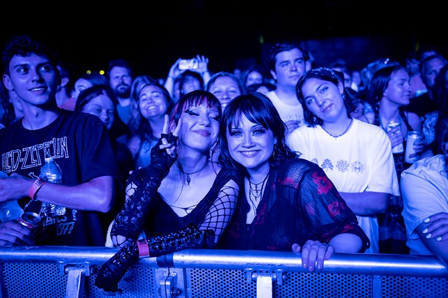 Fans at Young the Giant's show at the Andrew J Brady Music Center on June 20, 2023.