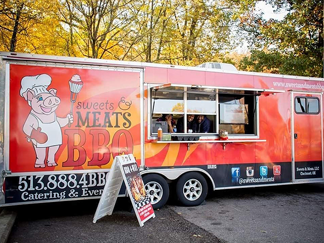 Sweets & Meats BBQ, one of many food trucks you're likely to find at The Cove when it opens next week.