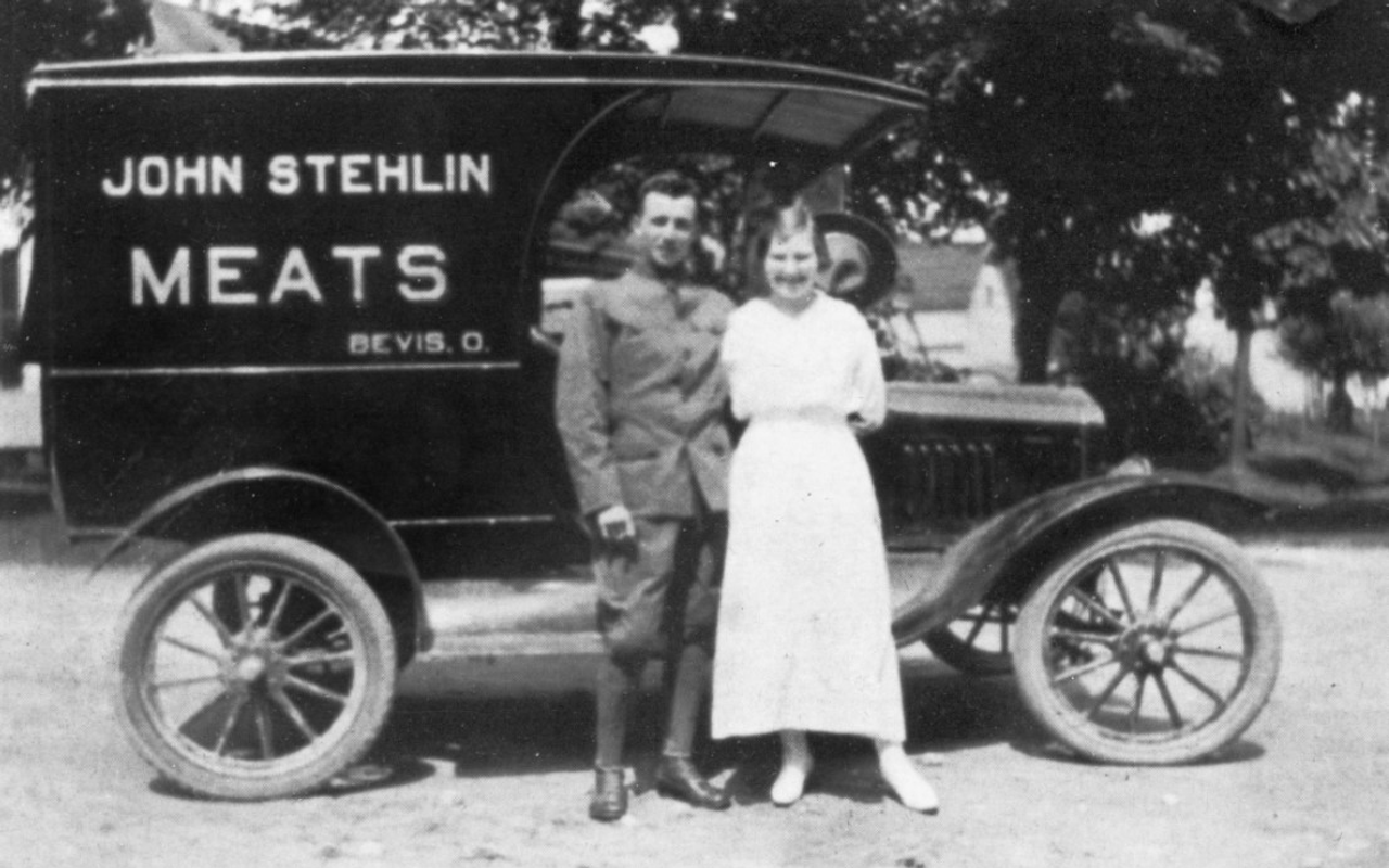 John Stehlin and his wife, Eleanora, in 1920