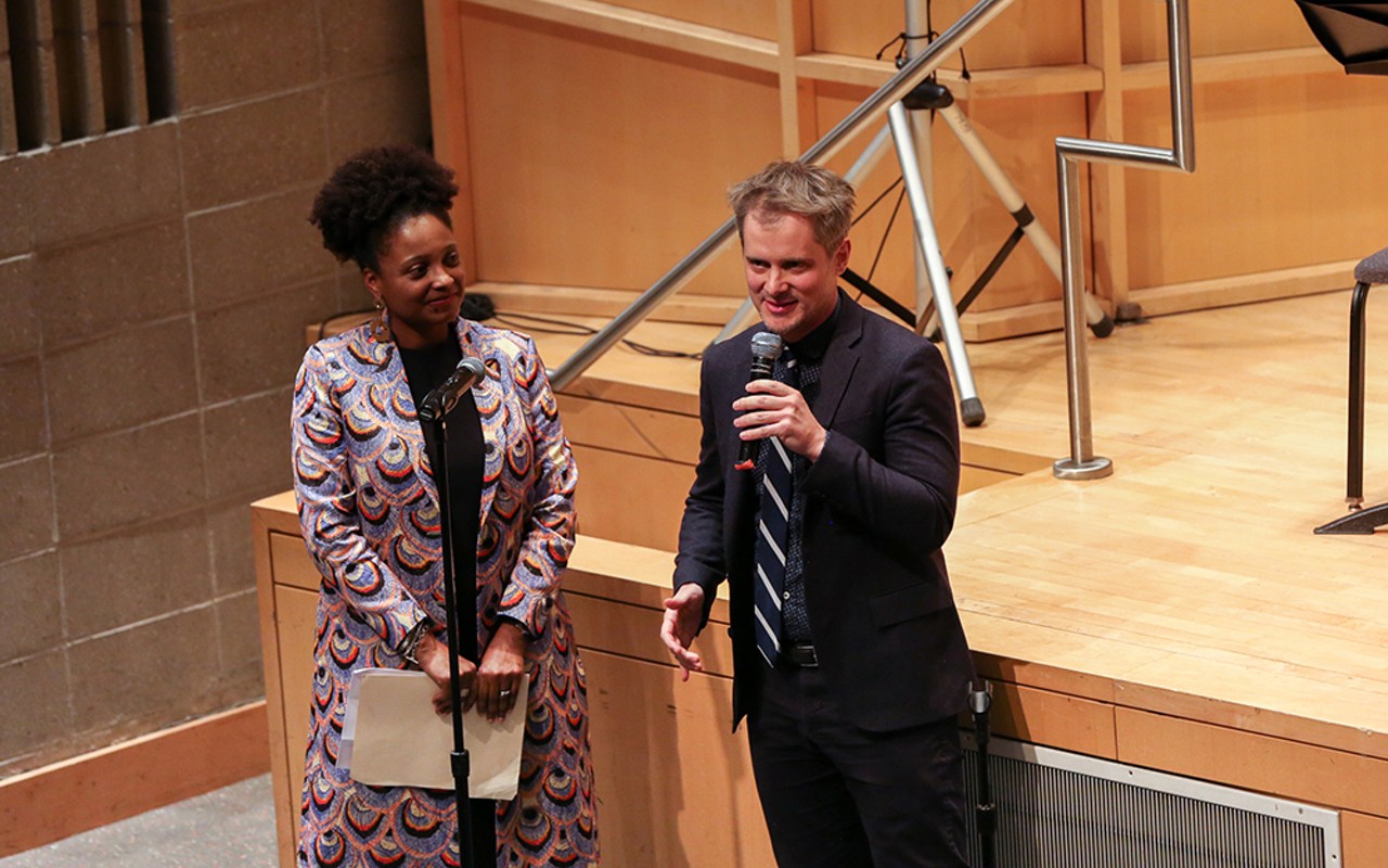 U.S. Poet Laureate Tracy K. Smith and composer Gregory Spears, the creators of Castor and Patience