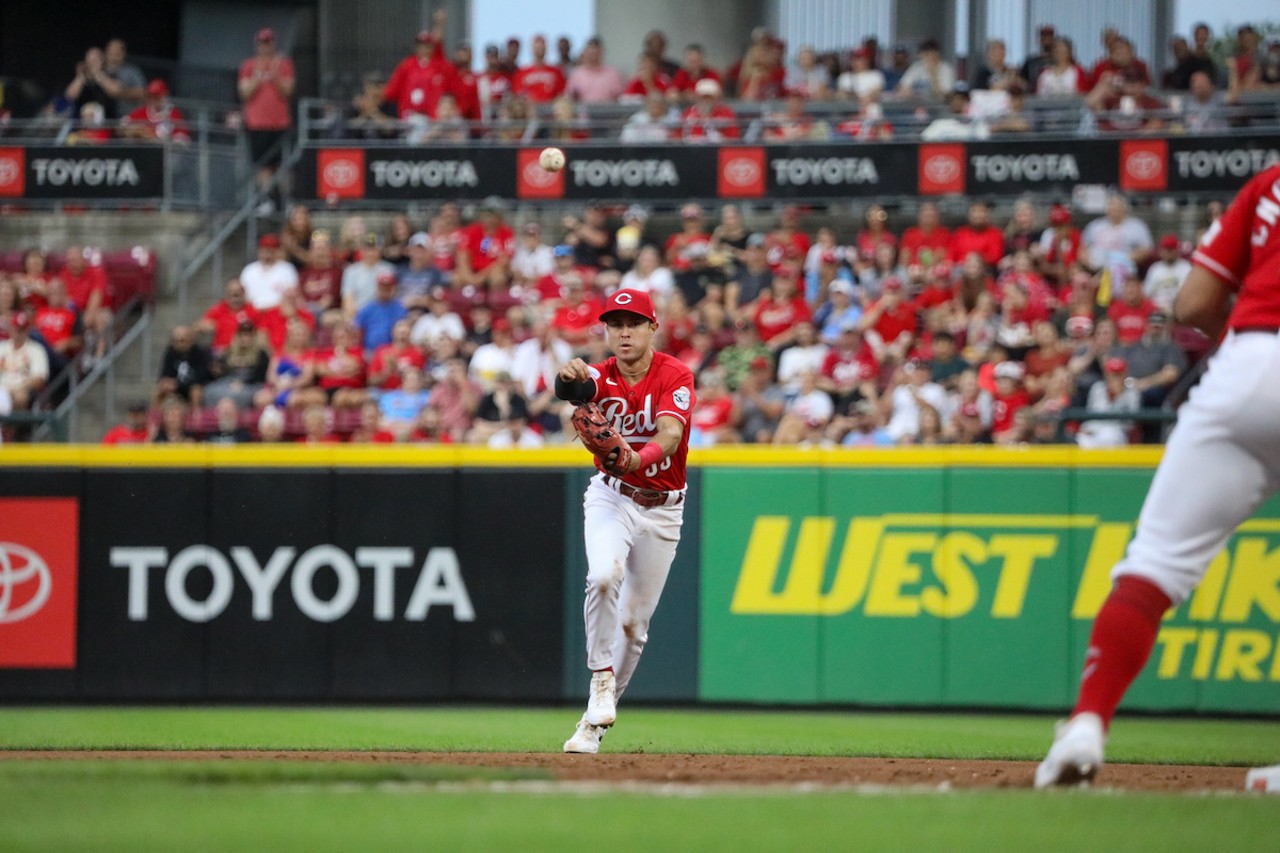 Alejo López throws out Masyn Winn at first in the second inning | Cincinnati Reds vs. St. Louis Cardinals | Sept. 9, 2023