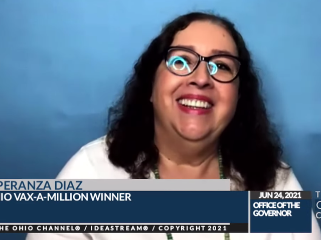 Esperanza Diaz of Butler County is the final $1 million Vax-a-Million winner.