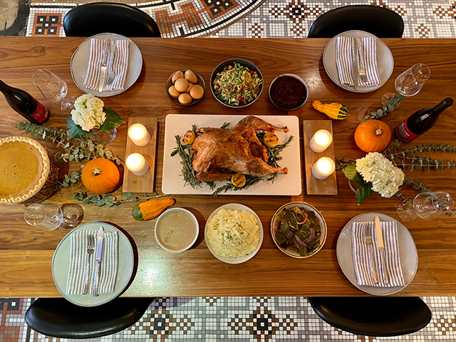 A Thanksgiving feast from Metropole at 21c.