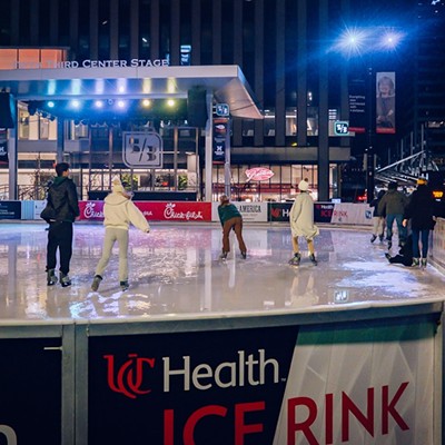 The UC Health Ice Rink at Fountain Square