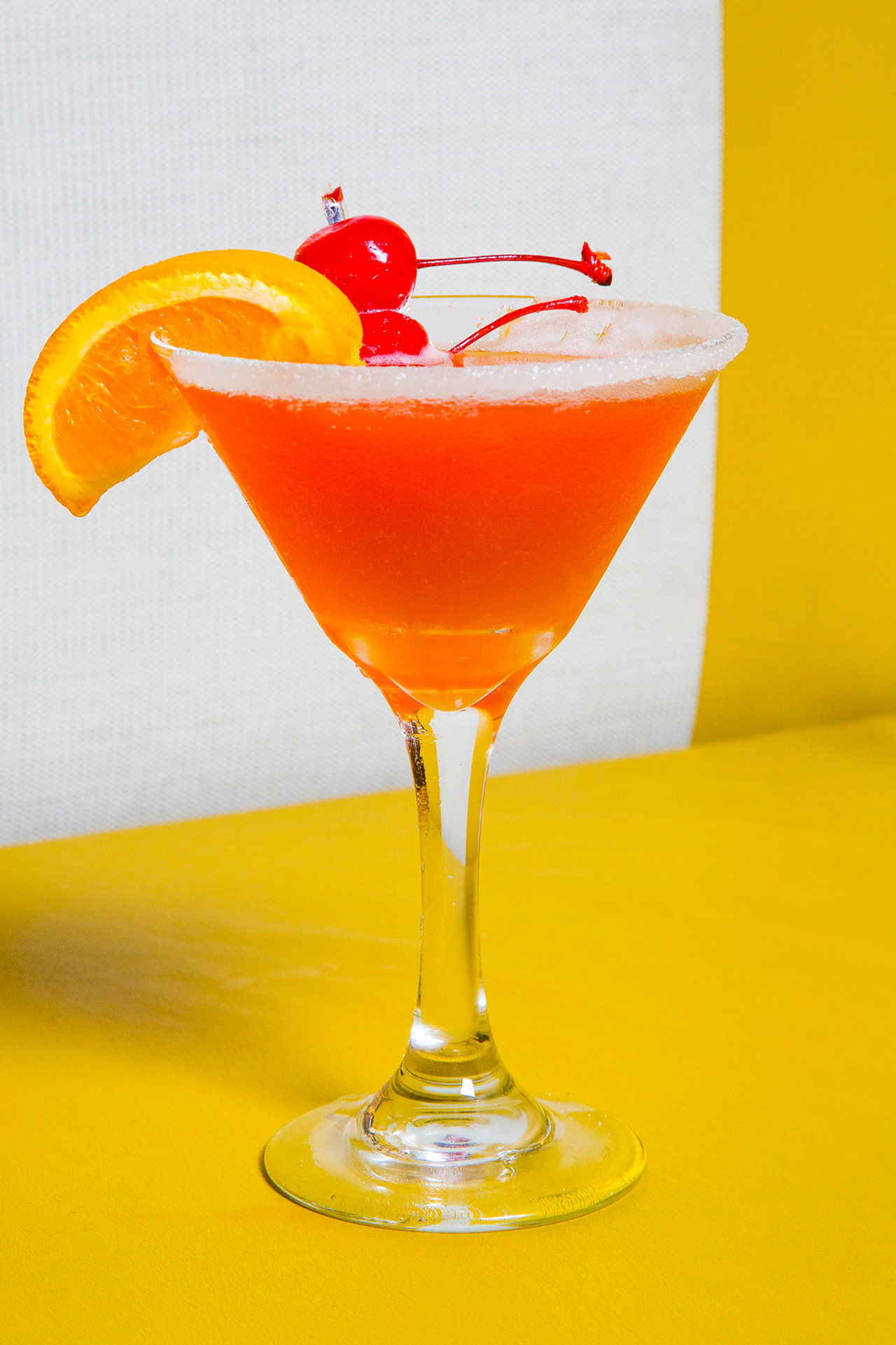 A summer cocktail at Below Zero Lounge