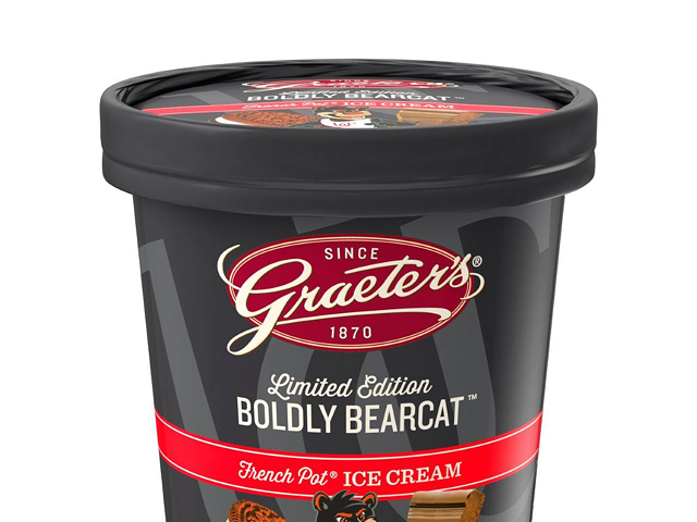 Graeter's limited-edition Boldly Bearcat ice cream flavor