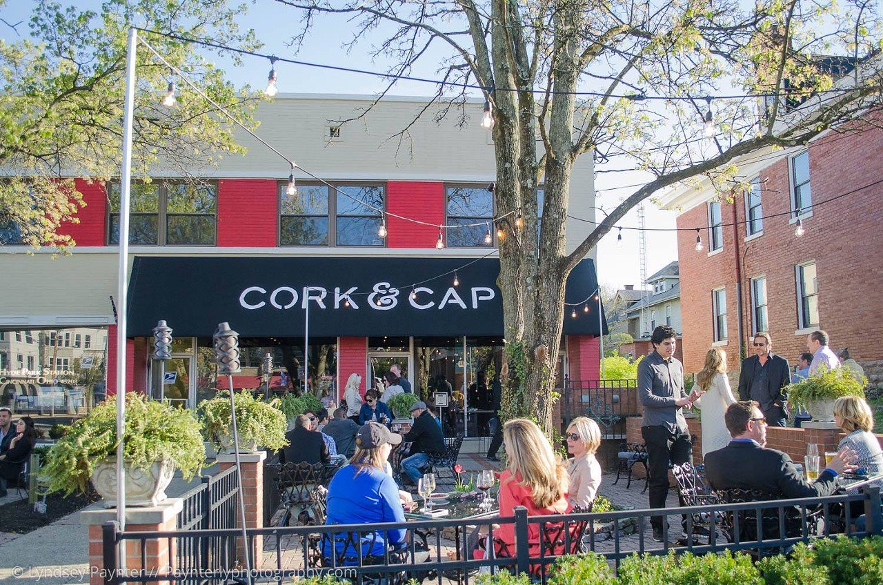 Cork and Cap
2637 Erie Ave., Hyde Park
This Hyde Park eatery gives off Italian caf&eacute; vibes with a clever menu of whites, reds, light bites and more. Their spacious patio is a perfect, relaxing summer escape.
Photo via Facebook.com/CorkandCapofHydePark