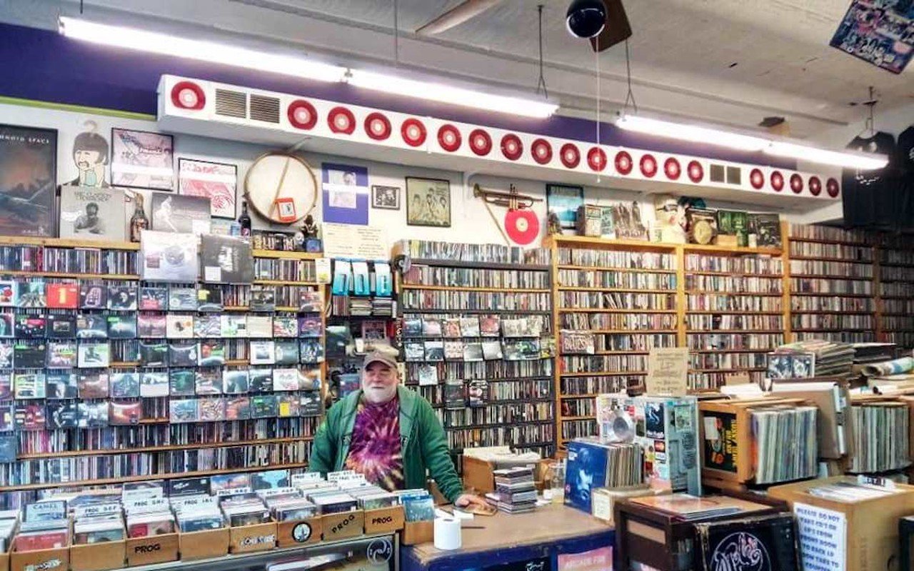 Mole's Record Exchange owner Dean Newman