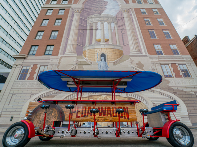 Peddle your way to see different ArtWorks murals