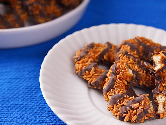 Girl Scout's Samoa cookies