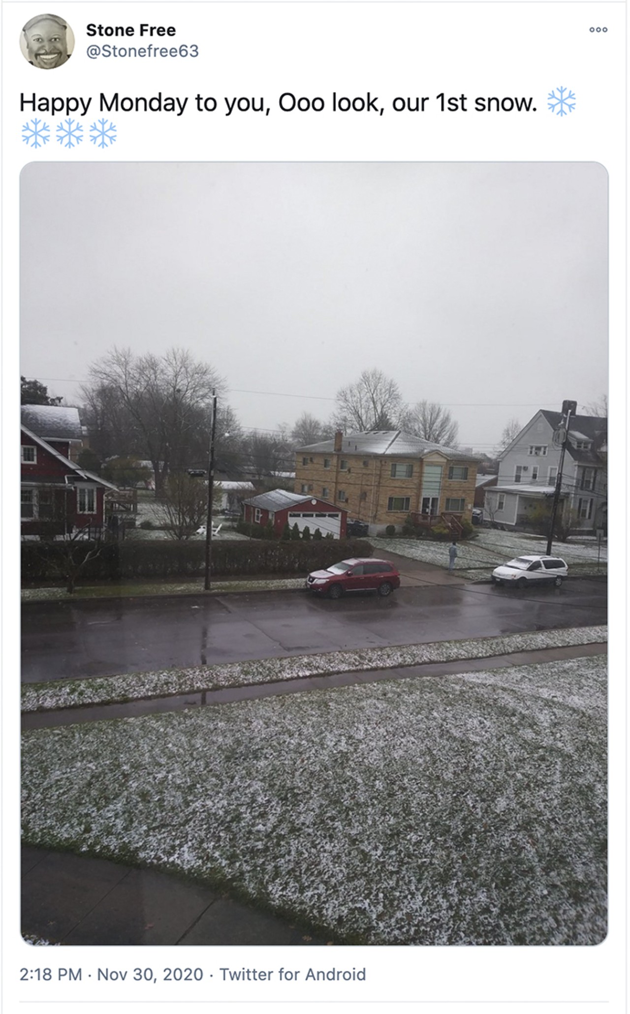 Cincinnati's Twitter Transformed into a Winter Wonderland After Last Night's Snow