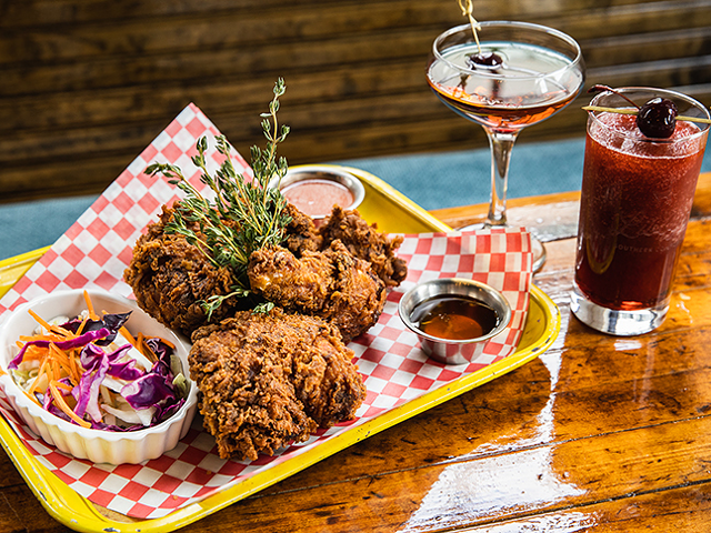 Fried chicken and cocktails from Libby's Southern Comfort