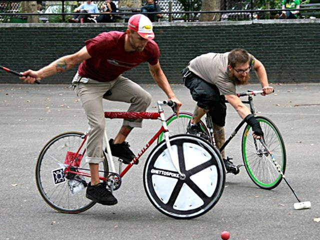 Coy Bike Polo Court Opens Today