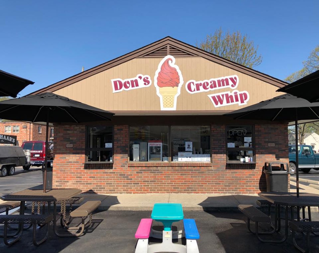 Don's Creamy Whip
1522 Market St., Reading
Don Vonderhaar of Vonderhaar Catering opened his creamy whip, “Don’s Creamy Whip,” in March 1976. Considered a hidden gem in Reading, it often has a long line of locals or passersby. Don’s offers not only ice cream but slushies and delicious fast food. No matter what you order from their extensive menu, the portions will be sure to please. Their most popular menu items are their soft-serve ice cream and “whippers,” similar to Flurries or Blizzards, with your choice of candy swirled perfectly within your favorite ice cream flavor.