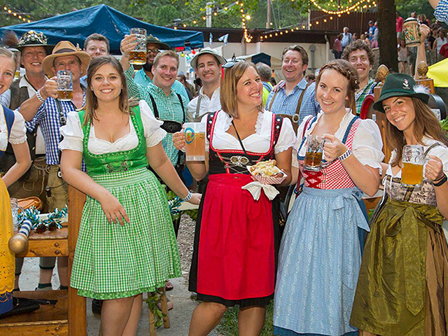 A photo from a past Germania Society Oktoberfest event, which the BIG Biergarten Experience is replacing this year (due to COVID).