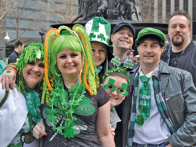 Saint Patrick's Day on Fountain Square