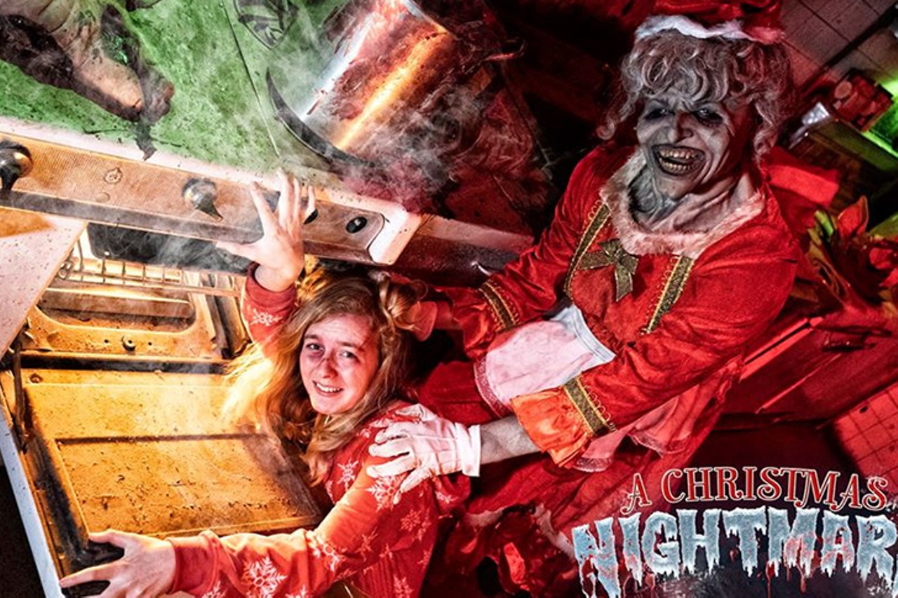 Events: A Christmas Nightmare at Dent Schoolhouse
The spirits of Dent Schoolhouse get in the holiday spirit with the first Christmas Nightmare event at the haunted house. Charlie the Janitor is Santa Charlie in a scary attraction full of garlands, lights and twisted holiday monsters.
6 p.m.-midnight Dec. 7 and 8. $25-$55. The Dent Schoolhouse, 5963 Harrison Ave., Dent, frightsite.com.
Photo: Provided by Dent Schoolhouse