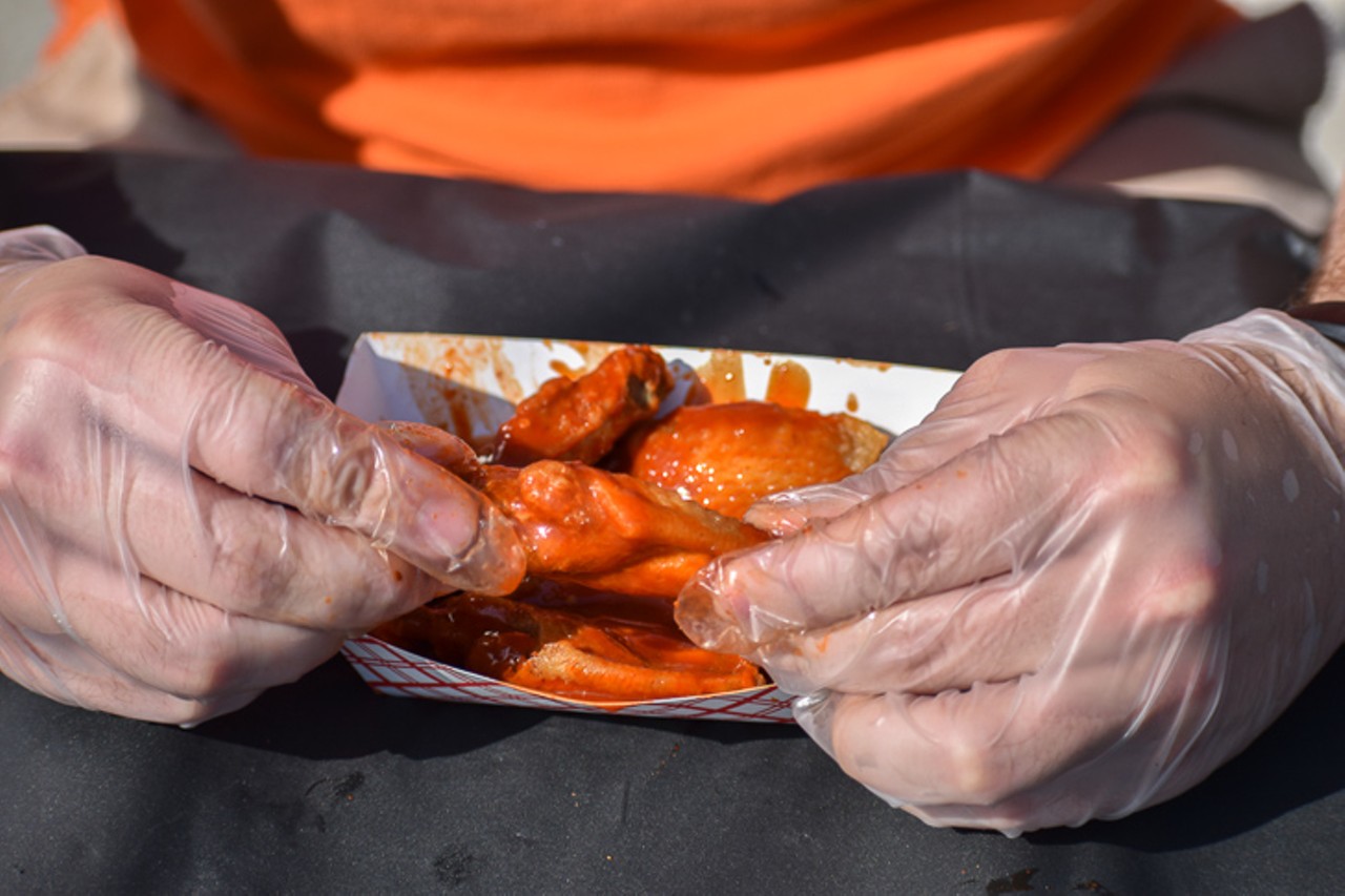 Some of the hot wings in the Wings of Fire Contest registered over 1 million Scoville units ?&#151; over 400 times hotter than a jalapeno pepper.