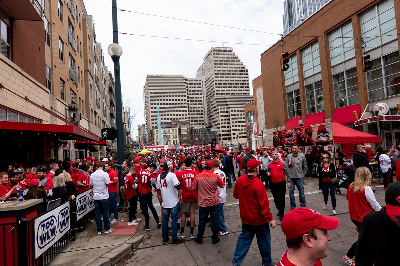 Everyone We Saw at the Reds Opening Day Block Party at The Banks