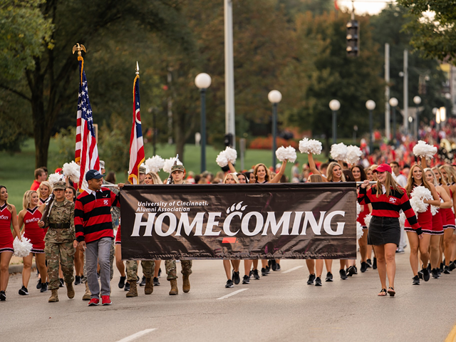 University of Cincinnati homecoming parade.