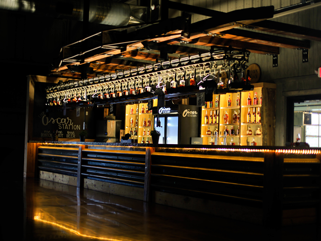 The Oscar Station bourbon bar