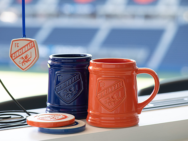 New FC Cincinnati-themed pottery pieces from Rookwood