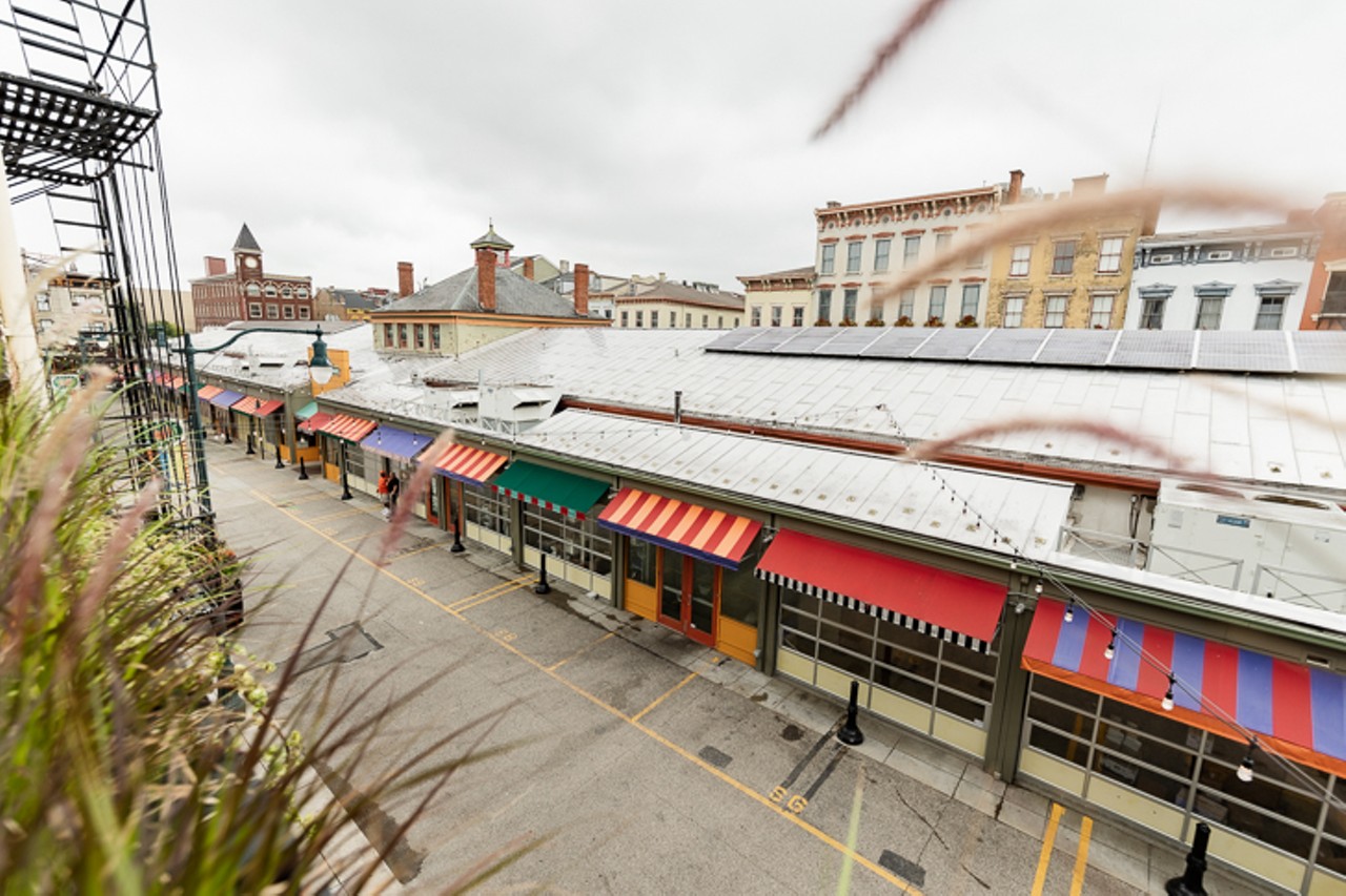 View of Findlay Market from deck
