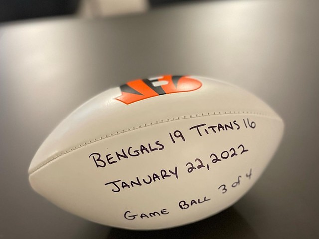 Four Cincinnati Restaurants Given Game Balls from Bengals Win Over the Titans This Weekend