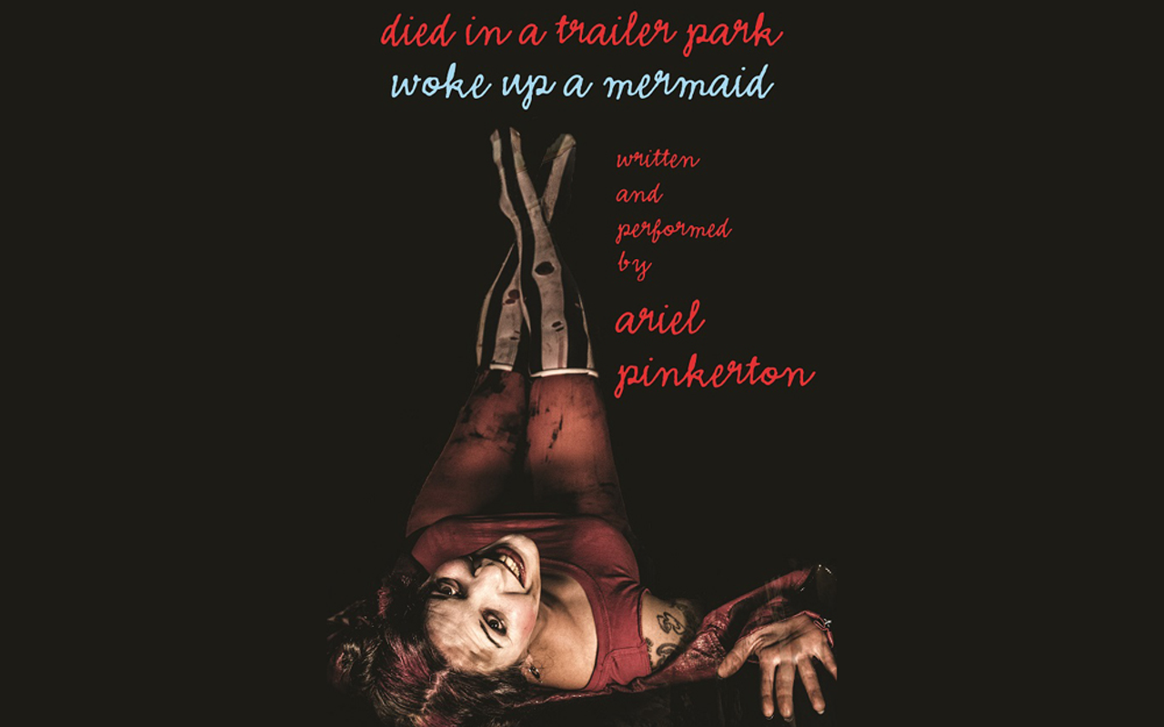 Poster for "Died in a Trailer Park/Woke Up a Mermaid"