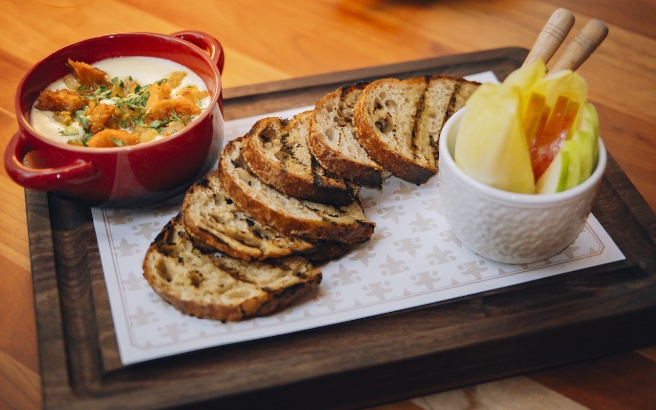 Bread and baked alpine fondue | The Davidson, 501 Vine St., Downtown