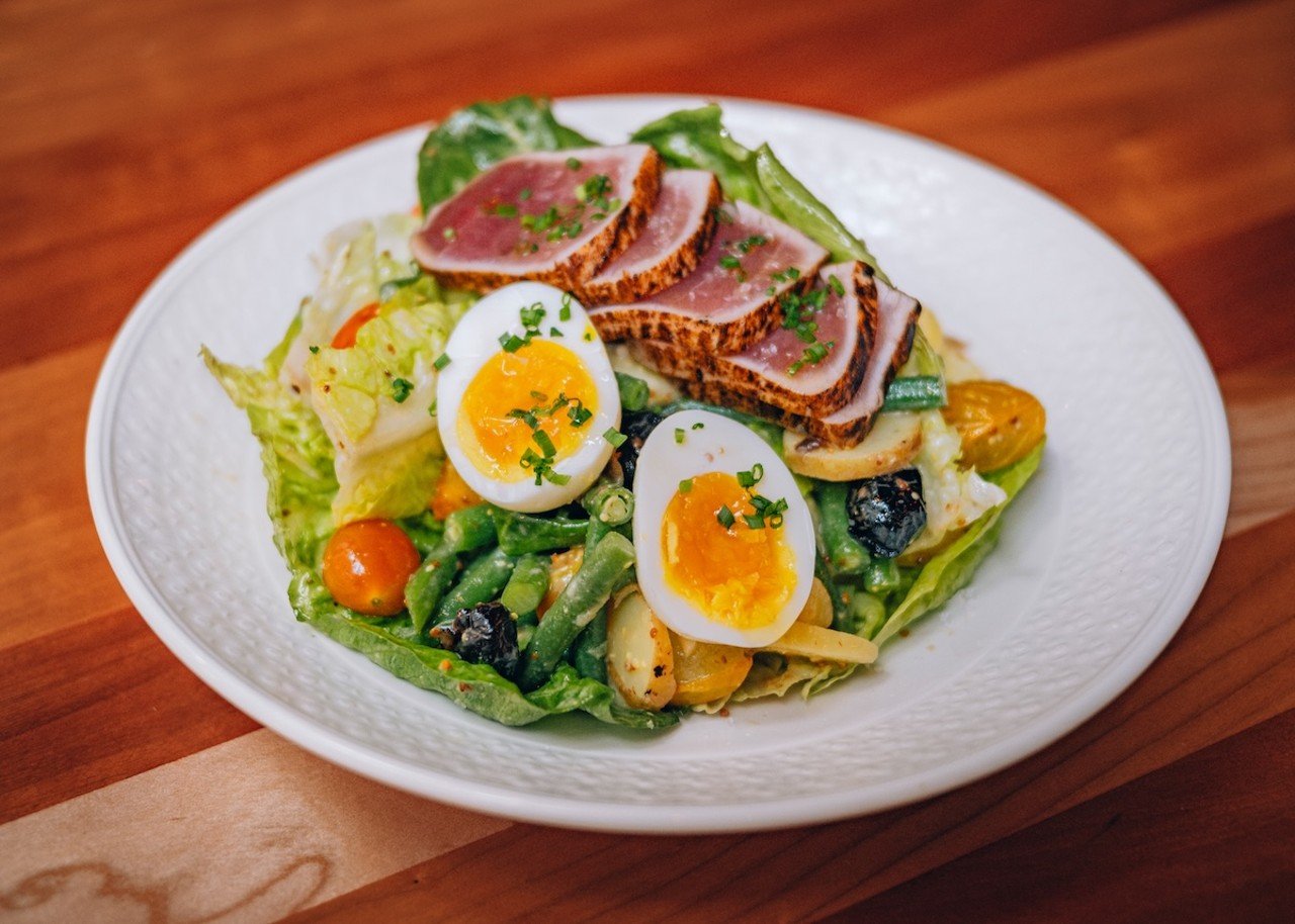 Seared yellowfin nicoise salad | The Davidson, 501 Vine St., Downtown