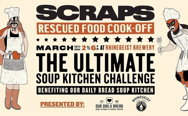 The SCRAPS Rescued Food Cook-Off will benefit the Our Daily Bread soup kitchen.
