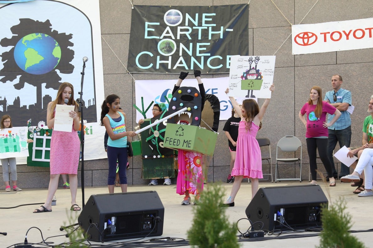 Recycled Costume Contest at Earth Day