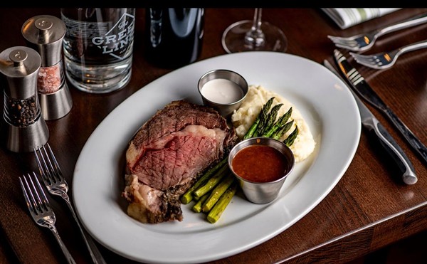 Prime rib from The Green Line Kitchen & Cocktails