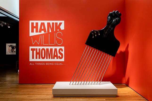 The Cincinnati Art Museum's multimedia mid-career survey of artist Hank Willis Thomas is on display now through Nov. 8.