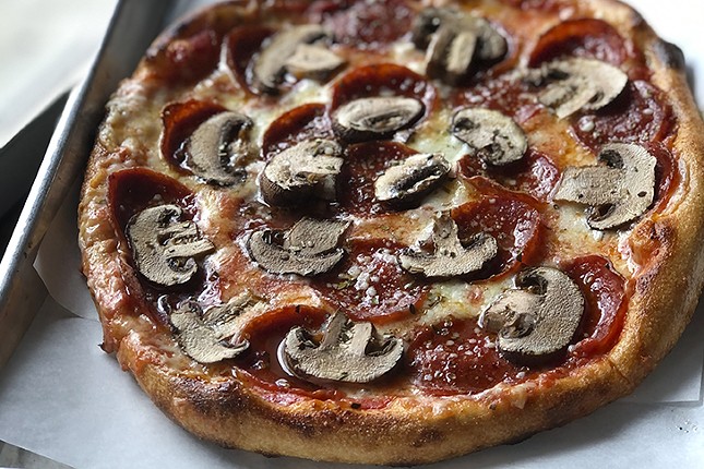 Taft&#146;s Brewpourium & Apizza
    4831 Spring Grove Ave., Spring Grove Village
    10? For The People Pie
    A 10&#148; Tomato Pie with mozzarella with your choice of two of the following toppings: bacon, banana pepper, mushroom, onion, pepperoni or sausage
    Photo: Provided