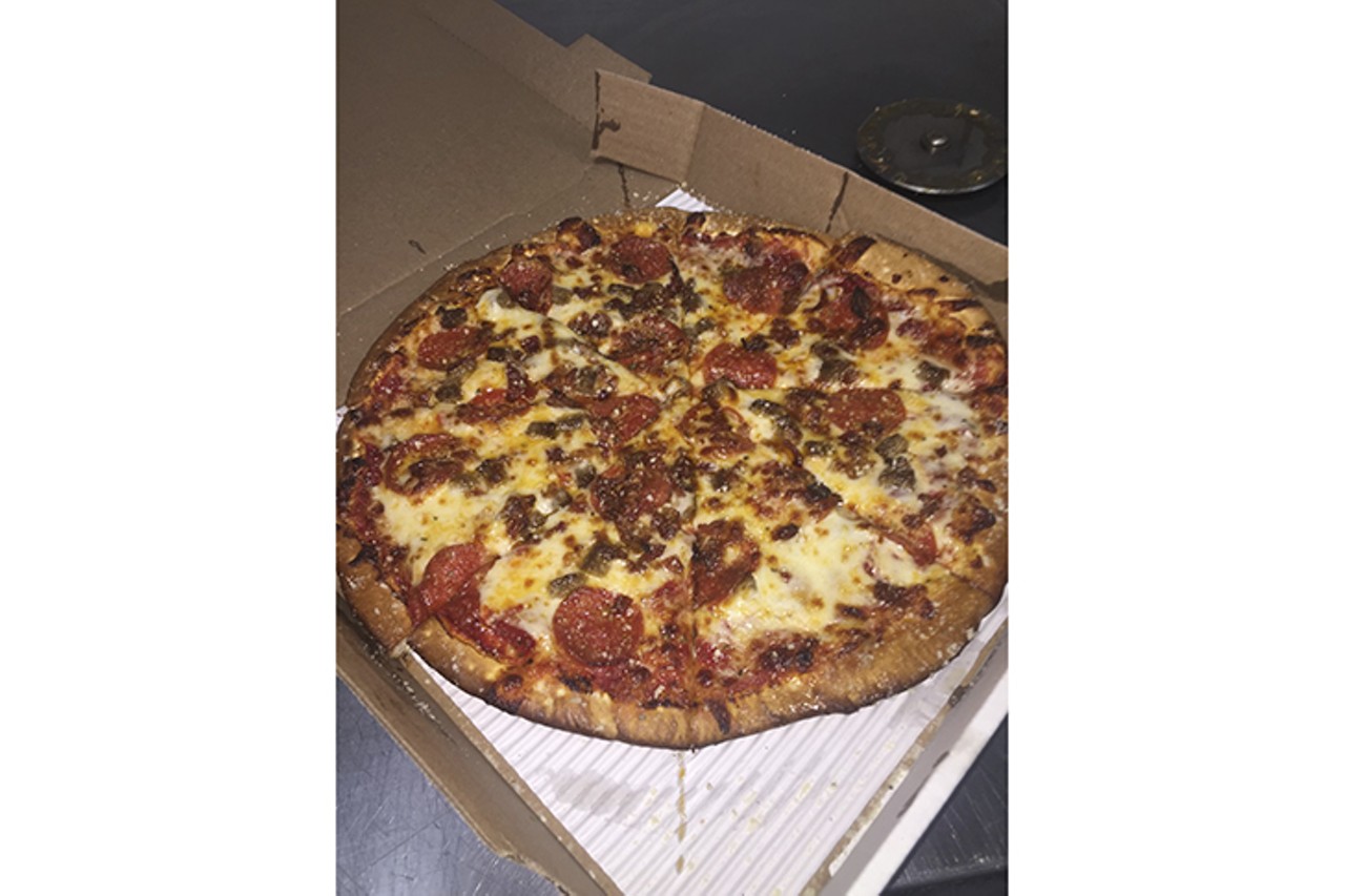 Poseidon&#146;s Pizza Company
8640 Haines Drive, Florence; 2091 N. Bend Road, Suite 150, Hebron; 2513 Ritchie Ave., Crescent Springs
10&#148; Medium Build-Your-Own Pizza
With up to 3 toppings of your choice
Photo: Provided