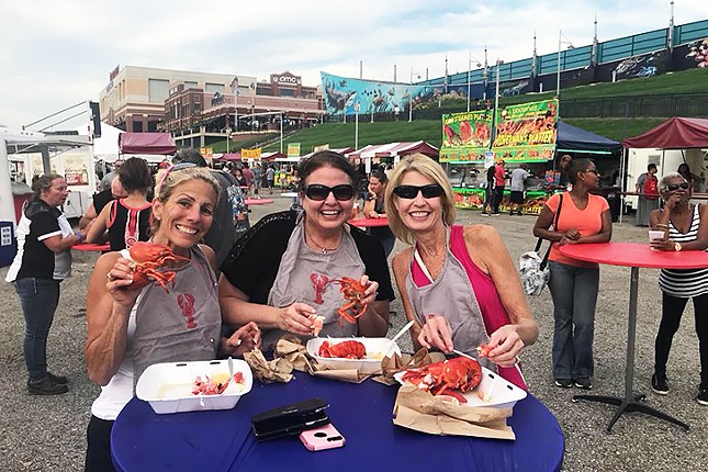 Great Inland Seafood Festival
    Aug. 8-10. Free admission. Festival Park, Riverboat Row, Newport. 
    Join live lobsters and people, too, at this annual seafood festival, Take a whole Maine lobster home for $10.95 or eat fresh and tasty seafood from local restaurants and national vendors right on Riverboat Row. 
    Photo via Facebook.com/GreatInlandSeafoodFestival
